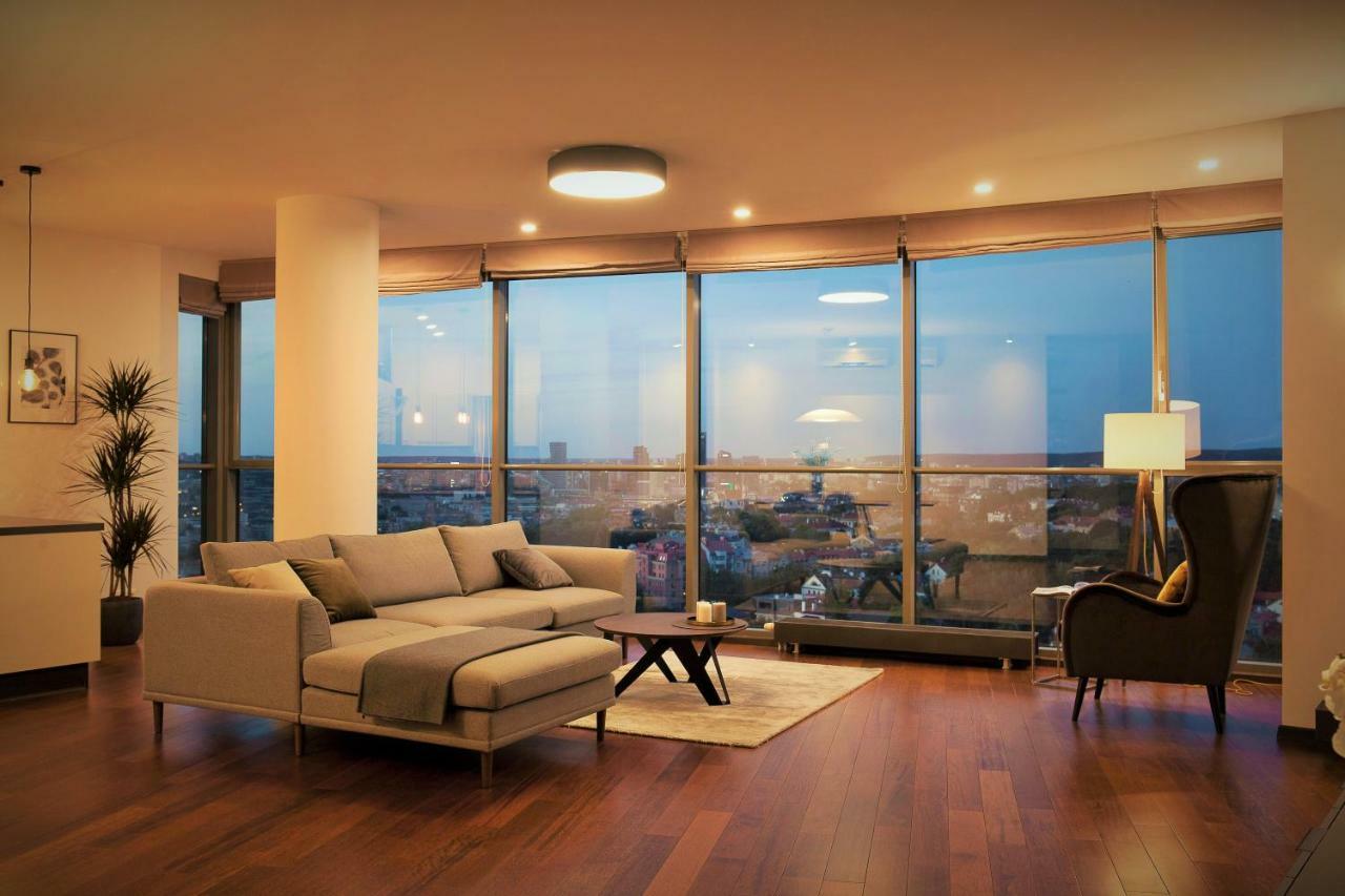 Luxury Panoramic Vilnius Apartment Eksteriør bilde