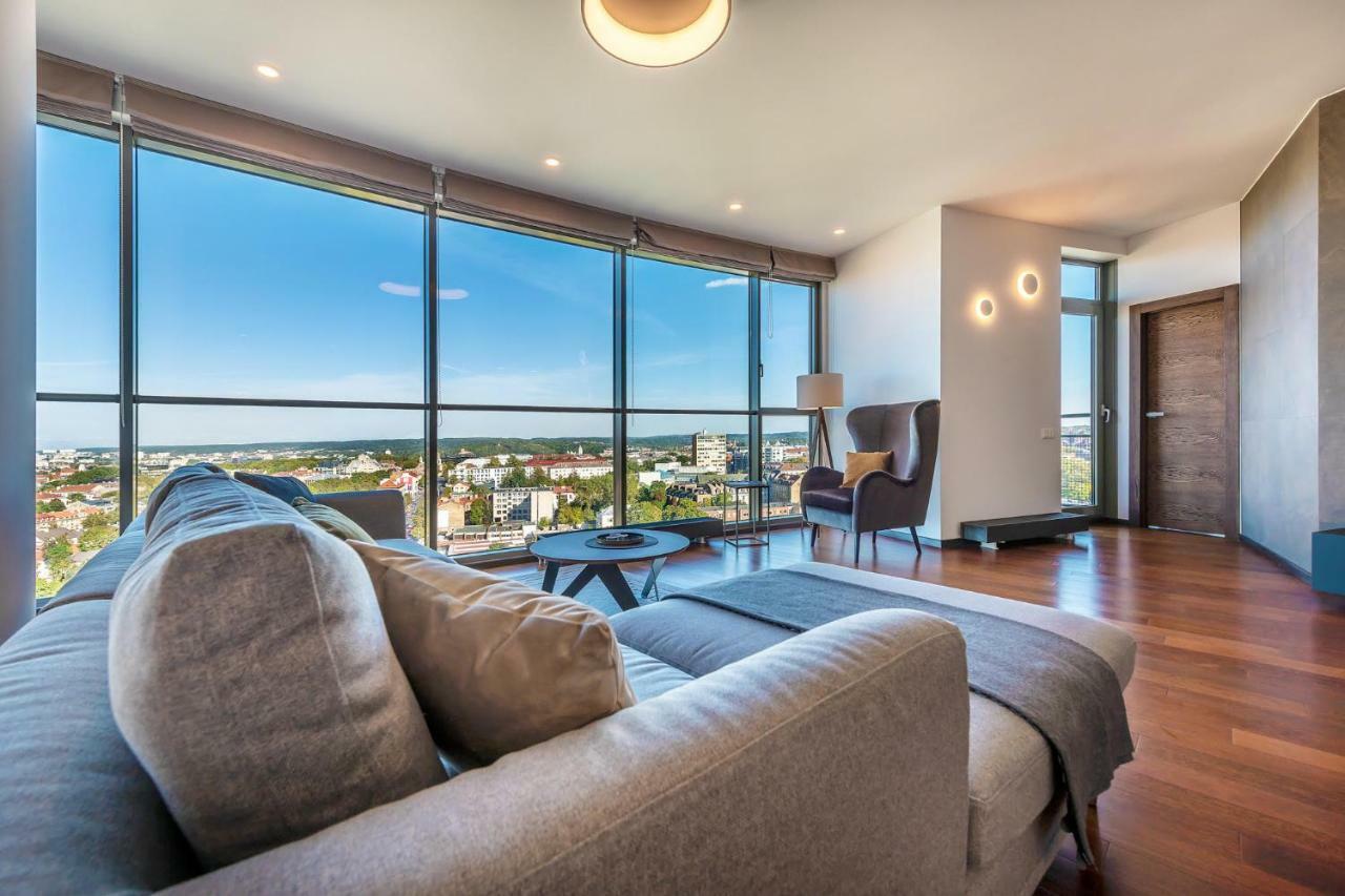 Luxury Panoramic Vilnius Apartment Eksteriør bilde
